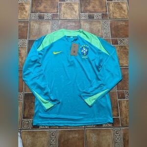 Nike Brazil 2025/26 Long Sleeve Quarter Zip Jacket Size M.